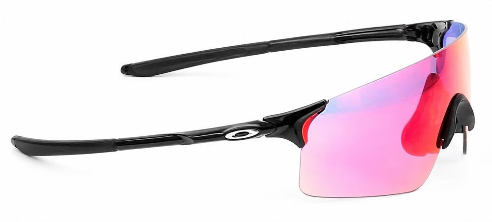 Oakley Shield Sunglasses Pink Iridescent Mirrored Lens Black Frame w/ Hard Case